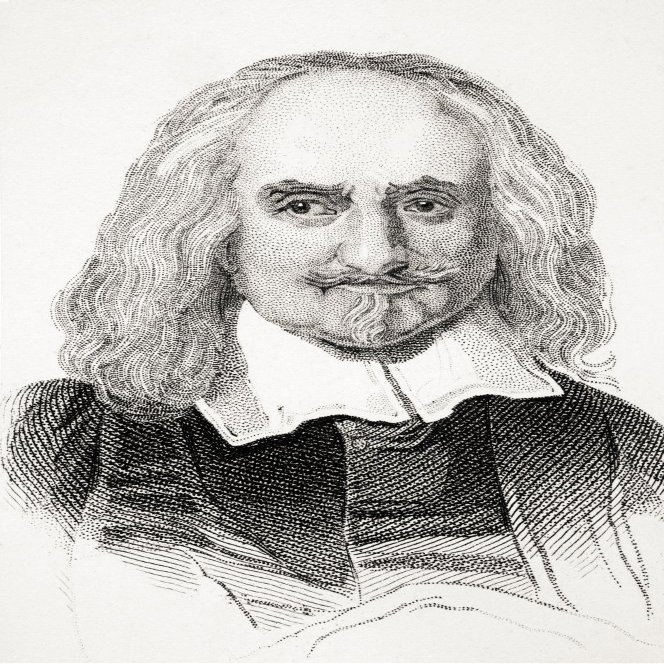 Posterazzi Thomas Hobbes 1588-1679 English Philosopher And Political Theorist From Old England's Worthies Poster Print by Lord Brougham And Others Published London Circa 1880's, (22 x 34)