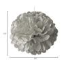5ea - 20" Silver Tissue Pom Pom Christmas view 2