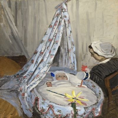 The Cradle-Camille With The ArtistS Son Jean Poster Print (18 x 24)