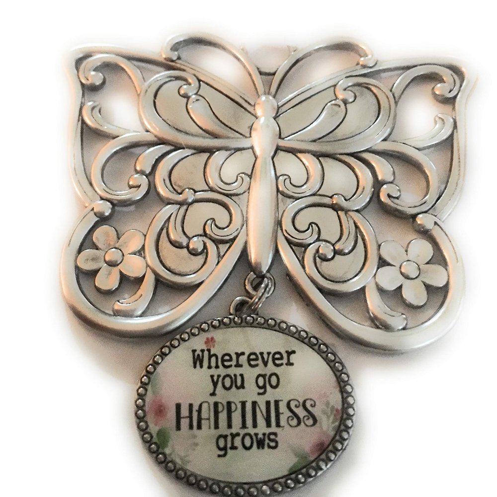Ganz Hanging Butterfly Wherever You go Happiness Grows