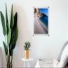 COOL MODERN FRAMES 16x20" Clear Double Panel Floating Acrylic Picture Frame Display with Gold Hardware for Displaying Art and Photos on Wall view 3