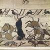 Bayeux Tapestry 1066-1077 Scene Of The Battle Of Hastings Detail Romanesque Art Decorative Arts Tapestry France Bayeux Archaeological Museum ? AisaEverett Collection (98689) Poster Print (24 x 18) view 1