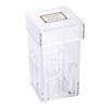 Restaurantware Clear Tek 3.2 x 3.2 x 5.9 Inch Acrylic Flower Holder 1 Square Flower Box Water Holder - 1 Hole With Lid Clear Acrylic Flower Box Centerpiece For Party Use As Gift Box view 2
