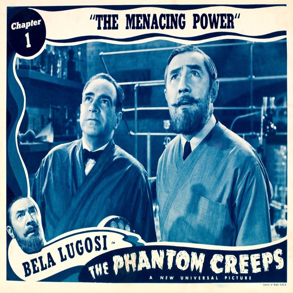 Posterazzi The Phantom Creeps 'Chapter 1: The Menacing Power' Center: Jack C. Smith Bela Lugosi Lobbycard 1939 Movie Masterprint Poster Print, (14 x 11)