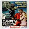 Posterazzi Forbidden Planet (Aka Il Pianeta Proibito) From Left: Walter Pidgeon Rob Print by The Robot Leslie Nielsen Anne Francis On Italian Art 1956 Movie Poster Masterprint, (11 x 17) view 1
