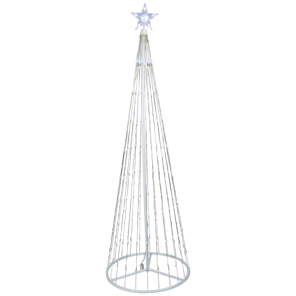 NORTHLIGHT 32912676 Christmas Decorations,Yard Art,Trees, White