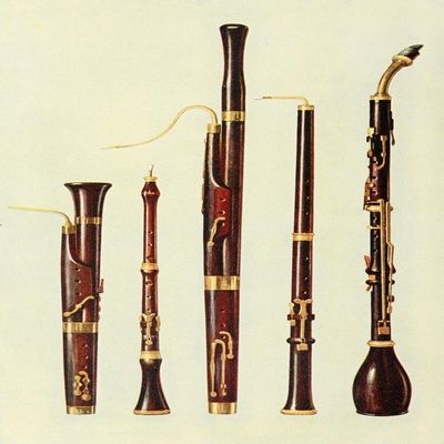 Posterazzi Musical Instruments 1921 Dolciano Oboes Bassoon Basset Horn Poster Print by William Gibb, (18 x 24)