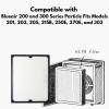 Nispira Filter Replacement Compatible with Blueair 200 and 300 Series Particle Fits Models 201, 203, 205, 215B, 250E, 270E, and 303, 2 Packs view 3
