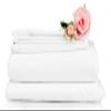 Atlas 2-Pieces Economy Massage Table Flat Draw Sheets, Large White Linen, 130 Thread Count 66x104" view 2