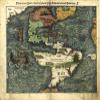 Posterazzi Map of The Americas 1550 Poster Print by Science Source, (24 x 18), Varies view 1