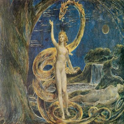 Posterazzi Eve tempted by the Serpent c.1796 Poster Print by by William Blake, (18 x 24)