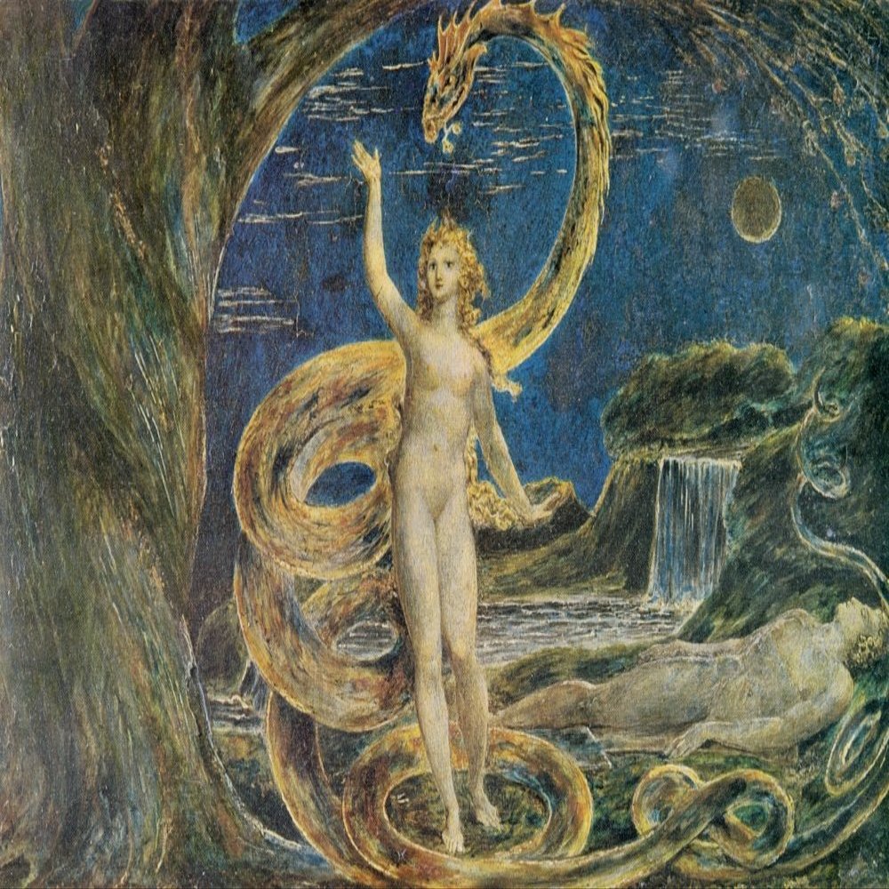Posterazzi Eve tempted by the Serpent c.1796 Poster Print by by William Blake, (18 x 24)