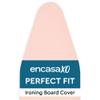 Encasa XO Ironing Board Cover and Pad 49"x18" - 4mm Felt Wide Iron Board Cover with Padding - Heat Resistant, Stain-Safe Dye, Non Slip Elastic Bungee Cord Tightening Iron Table Cover Powder Pink view 1