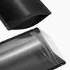 100 Translucent/Black Poly Zip Seal Stand Up Heat Sealable Reusable Pouch (5" x 7", Translucent/Black) view 4