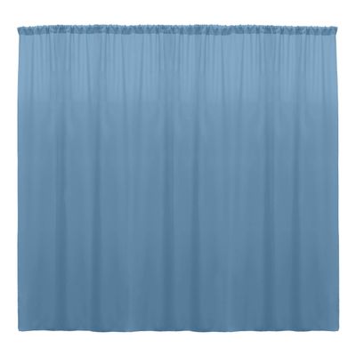 Ultimate Polyester Backdrop Drape Panel - Machine Washable Curtains for Living Room, Events & Photo Booth - Flame Resistant, USA Made - Light Blue, 72" w x 120" l (Pack of 10)