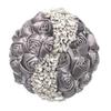 Abbie Home Quinceanera Silver Brooch Bouquet - Bride Wedding Bouquets Bridesmaids Satin Rose Flower with Sparkle Rhinestone Crystal Decoration (Grey) view 1