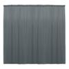 Ultimate Polyester Backdrop Drape Panel - Machine Washable Curtains for Living Room, Events & Photo Booth - Flame Resistant, USA Made - Charcoal, 72" w x 120" l (Pack of 10) view 1