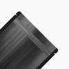 100 Translucent/Black Poly Zip Seal Stand Up Heat Sealable Reusable Pouch (6" x 9", Translucent/Black) view 3