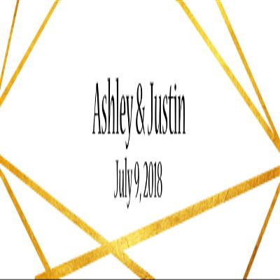DesignThatSign 100 Gold Geometric White Background Designs Wedding Bridal Shower Engagement Party Water Bottle Labels