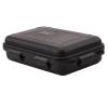 FILFEEL Outdoor Plastic Shockproof Box Airtight Survival Case Container Storage Carry Box Small (L-Black) view 1