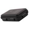 FILFEEL Outdoor Plastic Shockproof Box Airtight Survival Case Container Storage Carry Box Small (L-Black) view 2