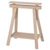 IKEA Finnvard Trestle with Shelf Birch 303.457.17 Size 27 1/2x28/36 5/8 " view 1
