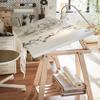 IKEA Finnvard Trestle with Shelf Birch 303.457.17 Size 27 1/2x28/36 5/8 " view 2