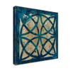 Trademark Fine Art Stained Glass Indigo IV by Megan Meagher, 24x24-Inch, view 2