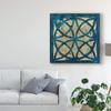 Trademark Fine Art Stained Glass Indigo IV by Megan Meagher, 24x24-Inch, view 3