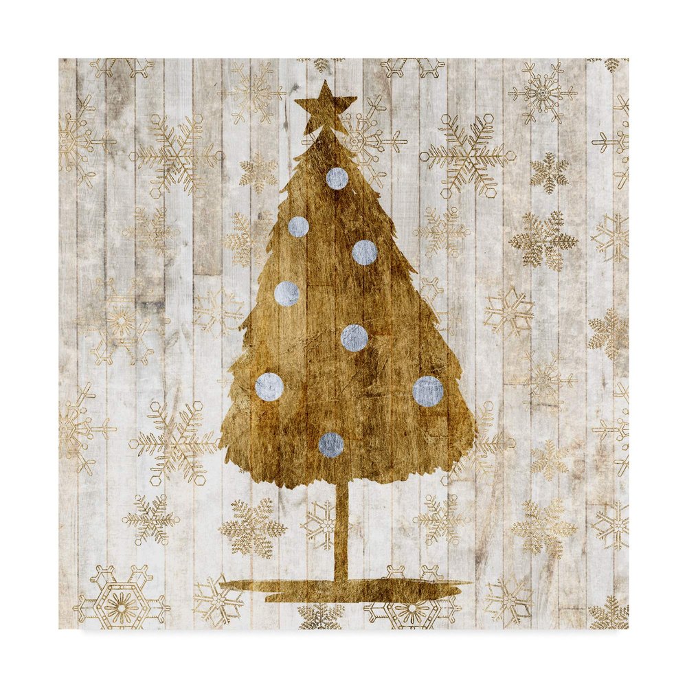 Trademark Fine Art Sophisticated Christmas I by Grace Popp, 24x24-Inch,