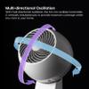 IRIS USA WOOZOO Desk Fan with Remote, Oscillating Table Air Circulator, 3 Speeds, 74ft Max Air Distance, Adjustable Tilt, Quiet Motor, Small Fan for Bedroom, Office, Dorm, White view 2