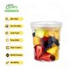 32oz Plastic Deli Food Storage Containers with Lids 200 Count - Round Containers Perfect for Food Storage, Portion Control, Meal Prep, Organization, Liquids, Travel, Home, School (32 Ounces) view 2