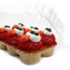 DFI Detroit Forming LBH6656 Clear Hinged Plastic Container for 6 Cupcakes/Muffins - Pack of 10 view 4
