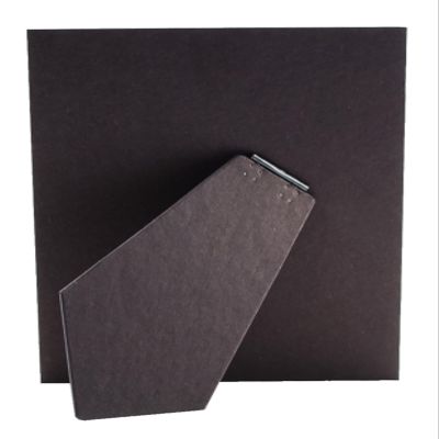 CountryArtHouse 10 Pack of 5x7 Cardboard Easel Backs with 2 Metal Hangers for Tile, Art, or Picture Frames