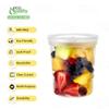32oz Plastic Deli Food Storage Containers with Lids 250 Count - Round Containers Perfect for Food Storage, Portion Control, Meal Prep, Organization, Liquids, Travel, Home, School (32 Ounces) view 2