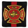 MWS Wholesale (6) Fire Department Red Line 50x60 Polar Fleece Blanket Throw Plush view 1