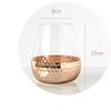 TELLW Nordic Feng Shui Culture vase Simple Gold Vase Water Cup Home Ornament Metal Glass vase view 1