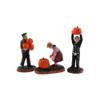 Lemax - Spooky Town Pumpkin Pickers - Set of 3 Whimsical Orange Halloween Collectible Figurines view 1