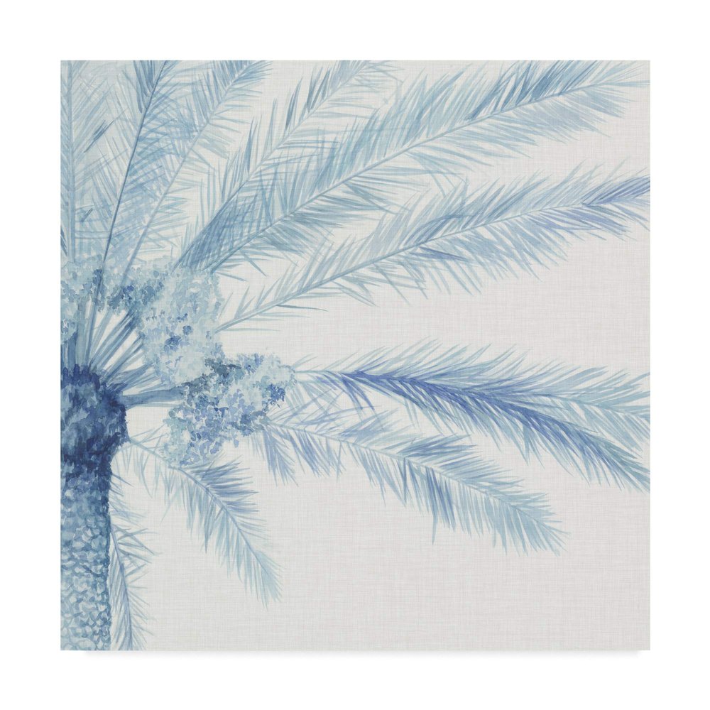 Trademark Fine Art Chambray Palms II by Megan Meagher, 18x18-Inch,