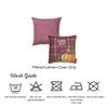 Apolena Fall Season Thanksgiving Halloween Decorative Throw Pillow Case, 18x18, Set of 02, Pumpkin Bordeaux view 4