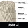 GORILLA GRIP powerGRIP Drawer Shelf and Cabinet Liner, Thick Strong Hold, Non-Adhesive Liners Protect Kitchen Cabinets and Cupboard, Bathroom Drawers, Easy Install, Breathable Mat, 17.5" x20', Cream view 2