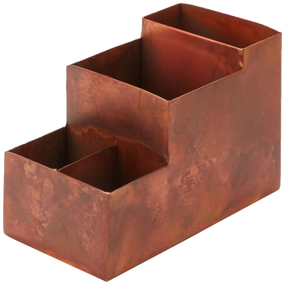 American Metalcraft BARC5 Antique Copper Coffee Caddy, 4-Inches Tall