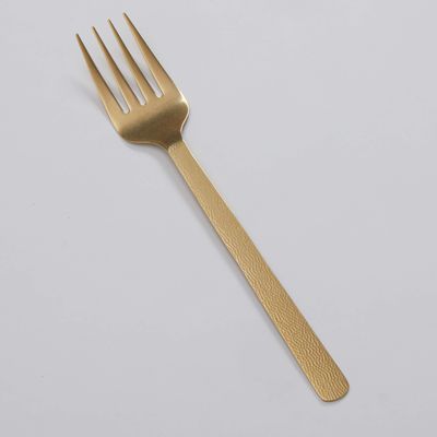 American Metalcraft GVHF Cold Meat Fork, Hammered, Vintage Gold, 13-Inches