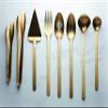 American Metalcraft GVHF Cold Meat Fork, Hammered, Vintage Gold, 13-Inches view 2