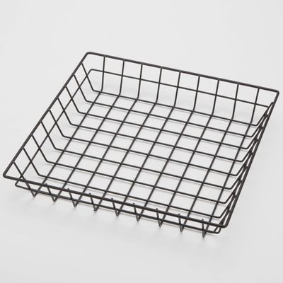 American Metalcraft SQGB12 Square Wire Grid Basket, Black, 12-Inches