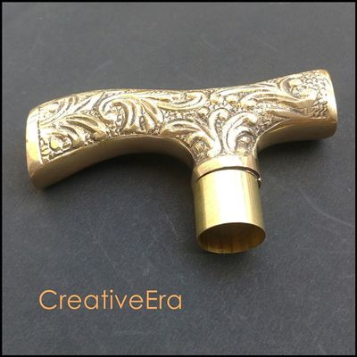 Mahira Nautical Vintage Antique Style Brass Handle for Wooden Victorian Walking Stick Cane Gift