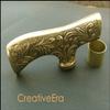Mahira Nautical Vintage Antique Style Brass Handle for Wooden Victorian Walking Stick Cane Gift B view 1