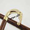 Mahira Nautical Antique Brass Elephant FACE Handle Walking Stick-Vintage Gifted Walking Canes B view 1