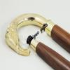 Mahira Nautical Antique Brass Elephant FACE Handle Walking Stick-Vintage Gifted Walking Canes B view 2
