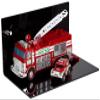 Black Acrylic Floating Shelf 9" D x 14.75" W x 7.75" H Floating Shelves for Wall, Stylish Floating Shelf with Easy Mounting, Durable Acrylic Shelves for Wall Display, Perfect for Collectibles (A043) view 1
